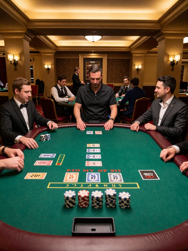 Blackjack - strefa stołów